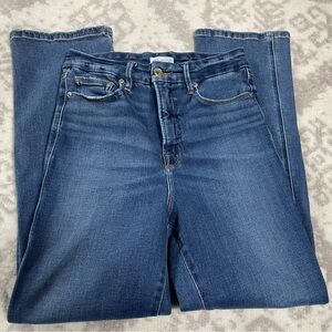 Good American Jeans Good Curve Straight Jeans, Size 31/12